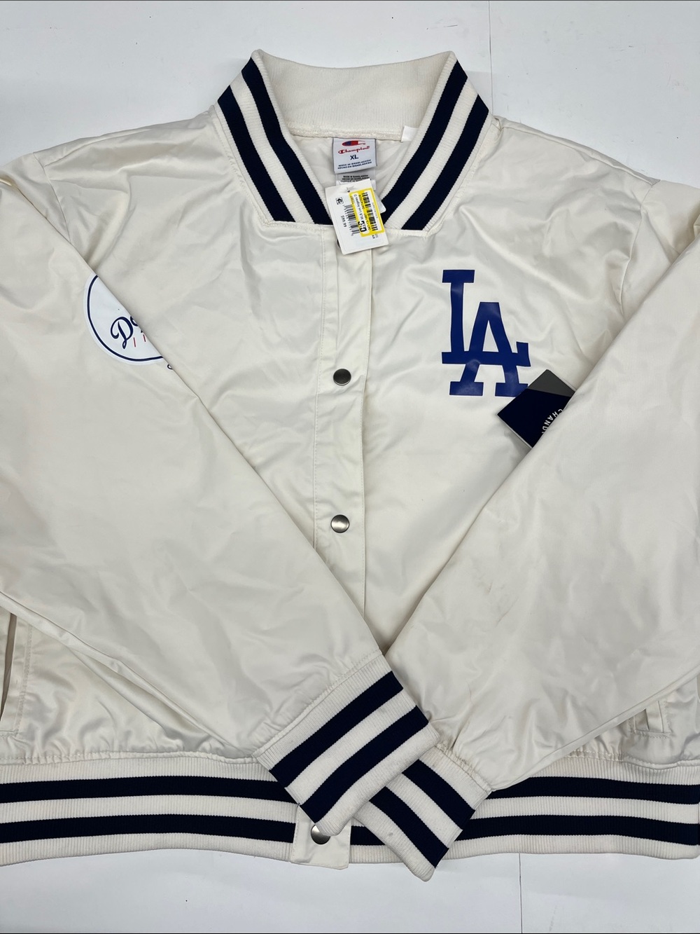 NEW Champion MLB Officially Licensed Los Angeles Dodgers Varsity Jacket Size XL